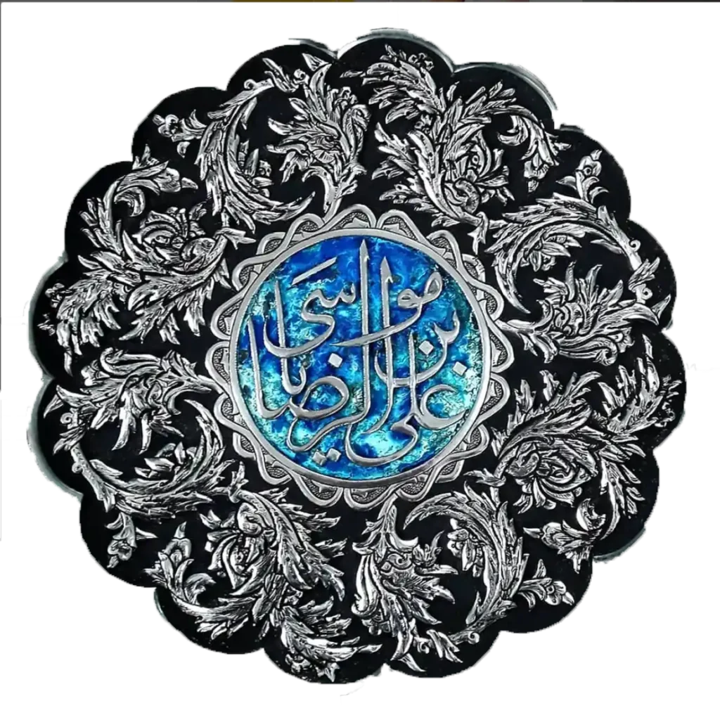 سینی قلم‌زنی از هنر قلم