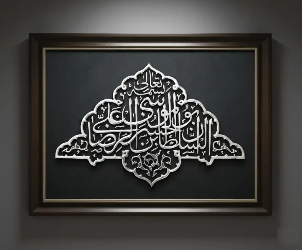 تابلو قلم زنی کد 602 از هنر قلم